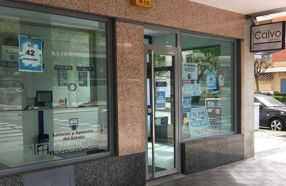 Administración de Loterías Calvo, despacho número 64.775 en Salamanca