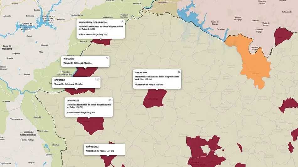Aldeadávila aparece en la cuarta ola covid con tres positivos / JCyL