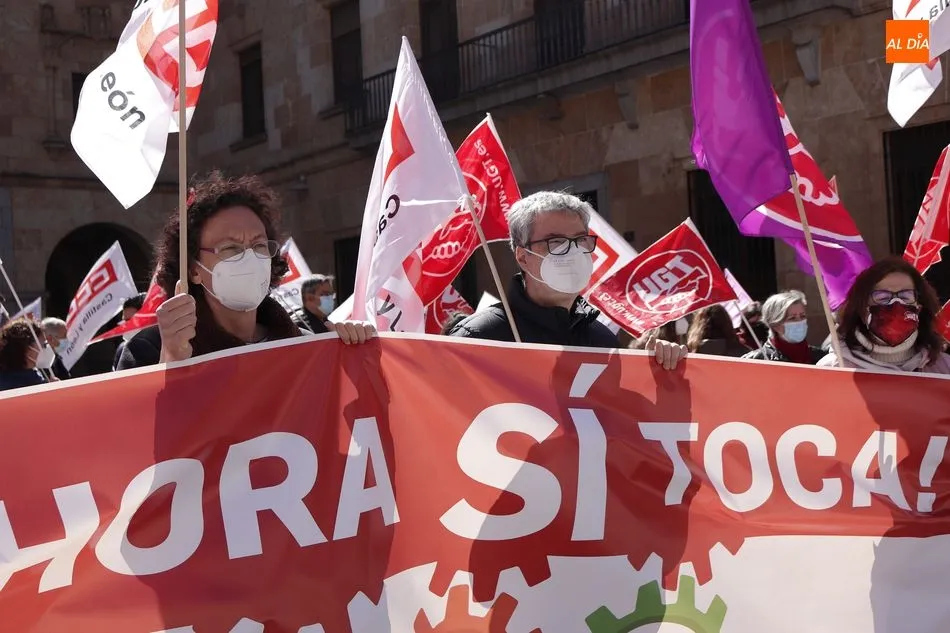 Foto 8 - &nbsp;#AhoraS&iacute;Toca, nueva movilizaci&oacute;n de UGT y CCOO para que el Gobierno cumpla sus promesas