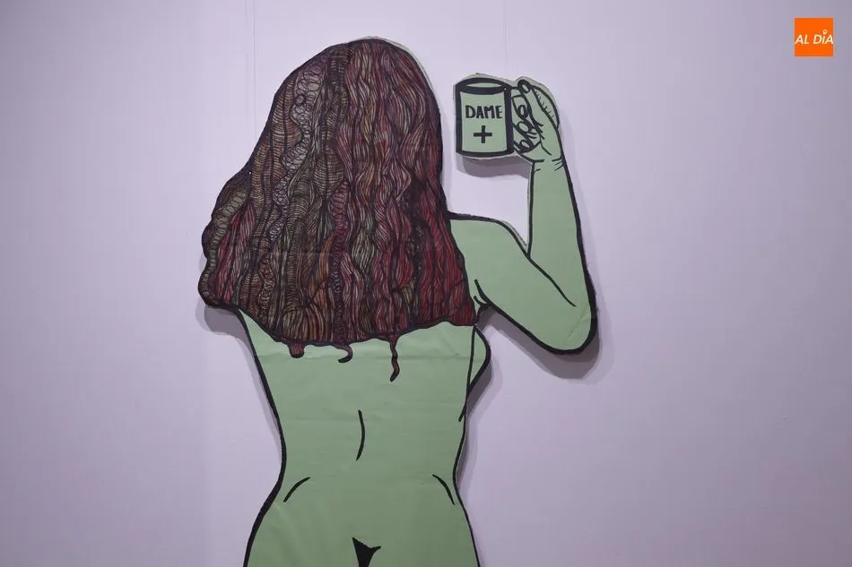 Foto 10 - La artista Yaircel Robledo reflexiona en el Espacio Joven sobre el cuerpo de la mujer y los...