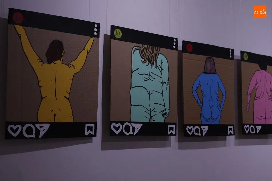 Foto 2 - La artista Yaircel Robledo reflexiona en el Espacio Joven sobre el cuerpo de la mujer y los...
