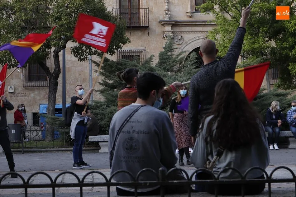 Foto 11 - Concentraci&oacute;n en Salamanca para reivindicar la tercera Rep&uacute;blica&nbsp;