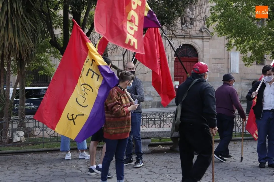 Foto 2 - Concentraci&oacute;n en Salamanca para reivindicar la tercera Rep&uacute;blica&nbsp;