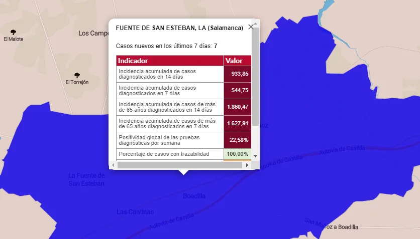 La Fuente de San Esteban sube a 12 positivos en dos semanas y Ciudad Rodrigo a 4  