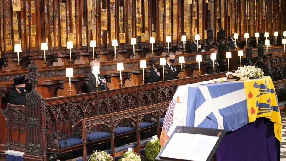 Último adiós al Duque de Edimburgo en la capilla de San Jorge