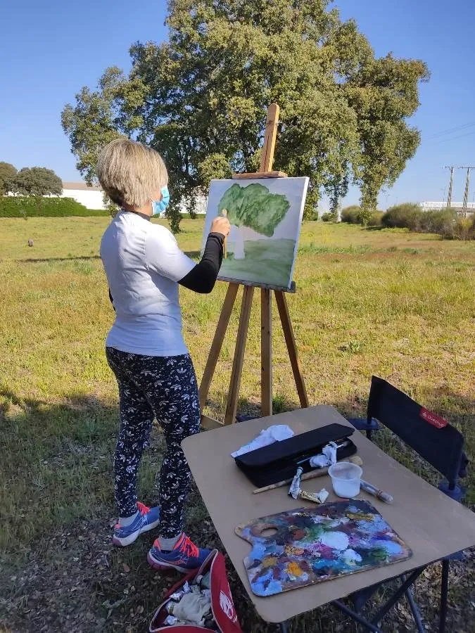 Foto 11 - &Eacute;xito del II Certamen de Pintura en la Naturaleza, organizado por Terradillos