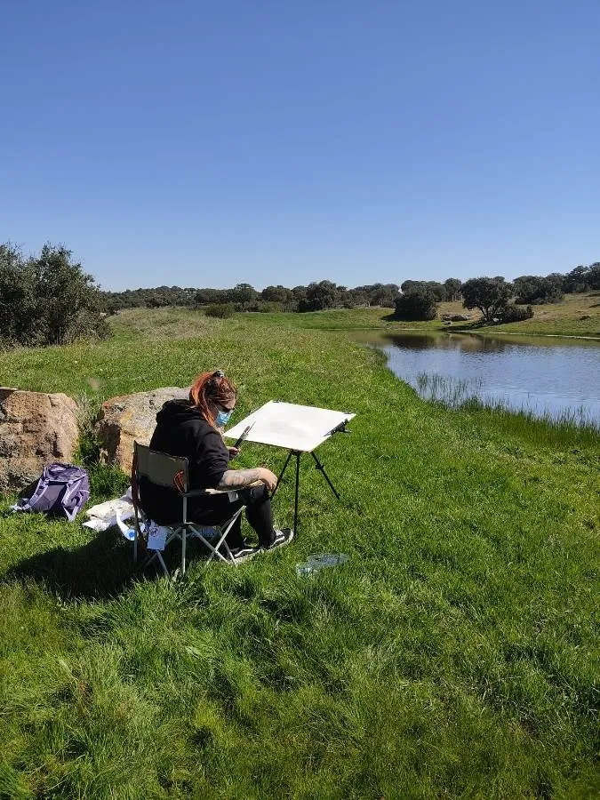 Foto 9 - &Eacute;xito del II Certamen de Pintura en la Naturaleza, organizado por Terradillos