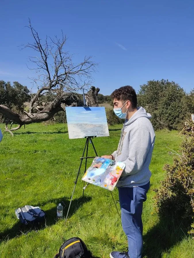 Foto 6 - &Eacute;xito del II Certamen de Pintura en la Naturaleza, organizado por Terradillos