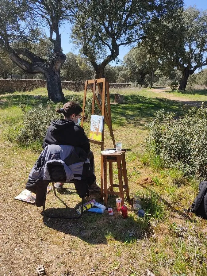 Foto 2 - &Eacute;xito del II Certamen de Pintura en la Naturaleza, organizado por Terradillos