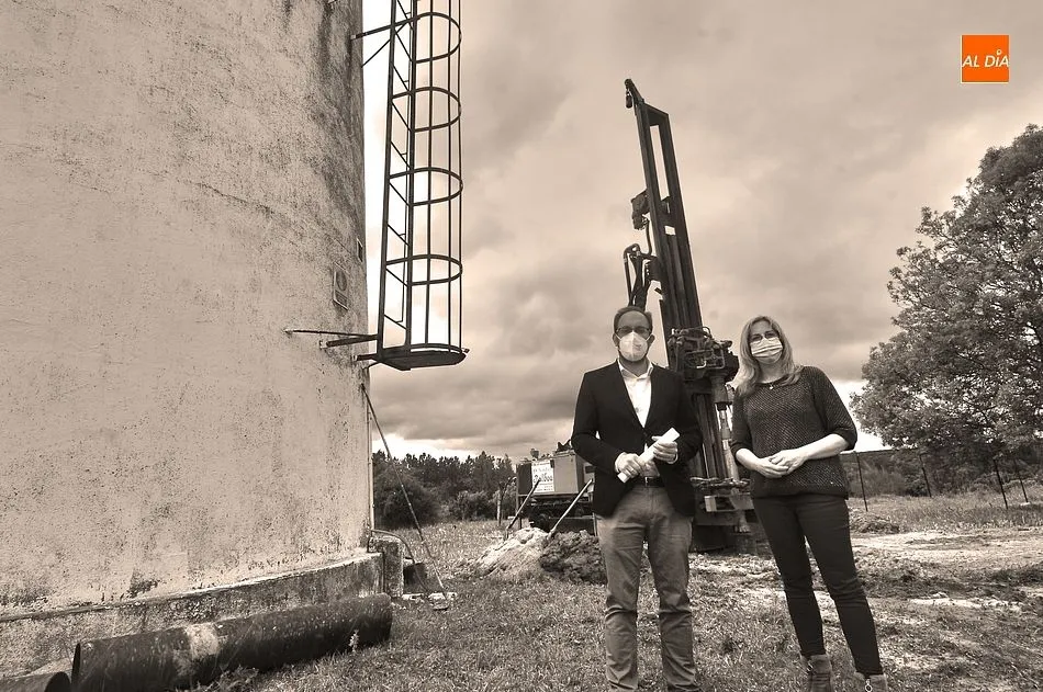 Visita a la realización del sondeo | Fotos Adrián Martín