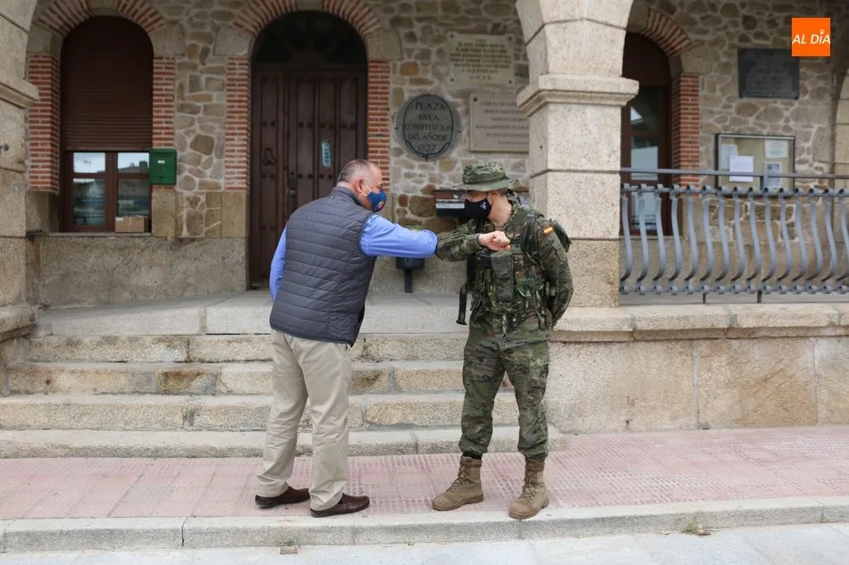 Foto 8 - La Compa&ntilde;&iacute;a del Cuartel General del Mando de Ingenieros desarrolla en Villarino actividades de...
