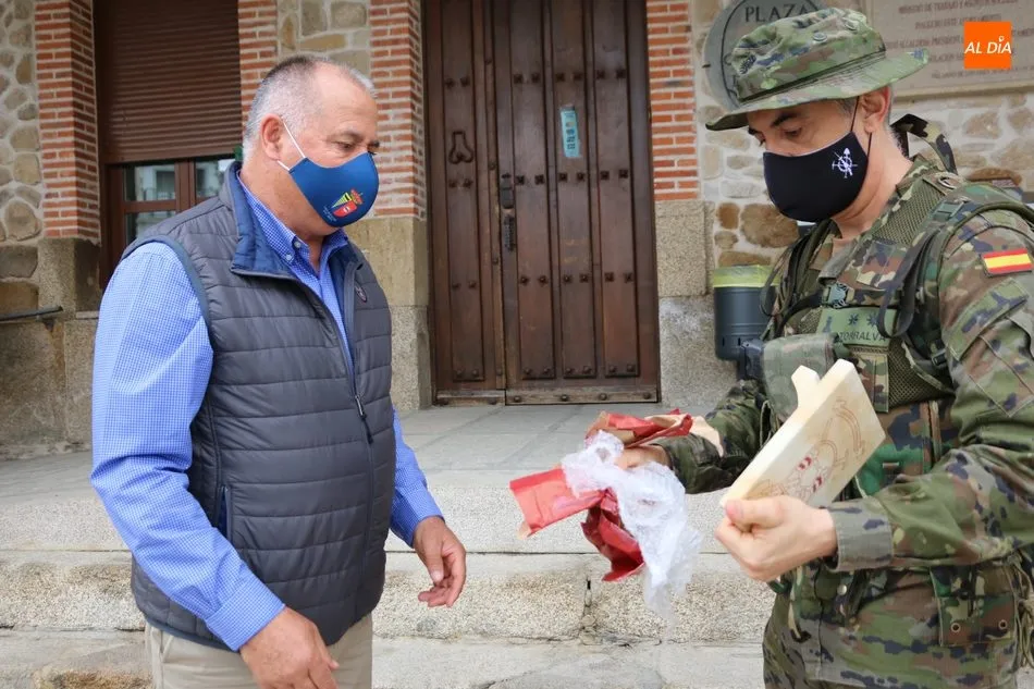 La Compañía del Cuartel General del Mando de Ingenieros desarrolla en Villarino actividades de...