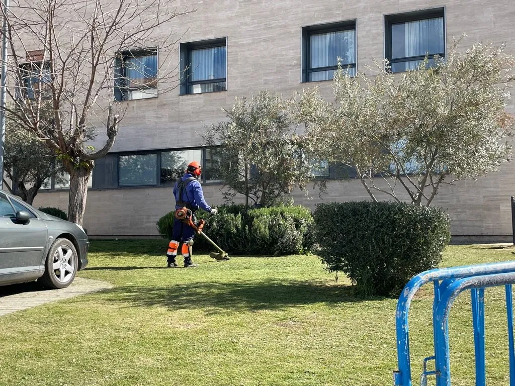 Trabajos de jardinería y desbroce en Alba de Tormes