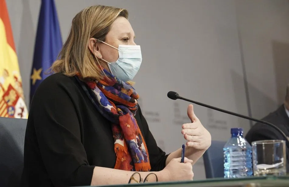 La consejera de Familia e Igualdad de Oportunidades, Isabel Blanco, en la rueda de prensa de este jueves