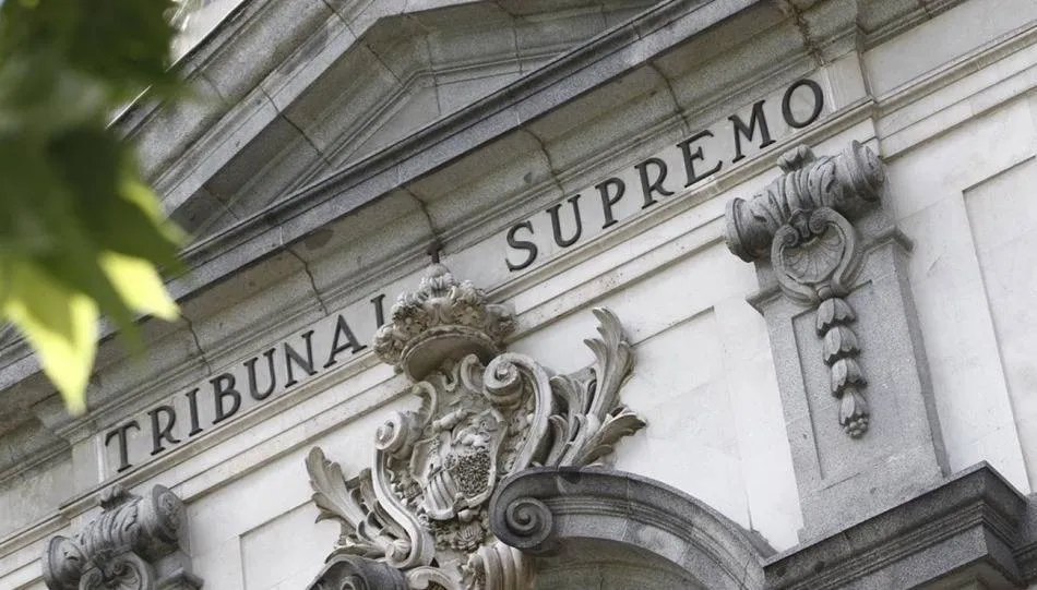 Fachada del Tribunal Supremo. Foto de archivo