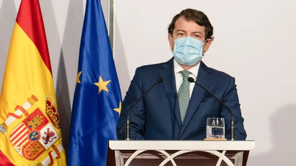 El presidente de la Junta de Castilla y León, Alfonso Fernández Mañueco