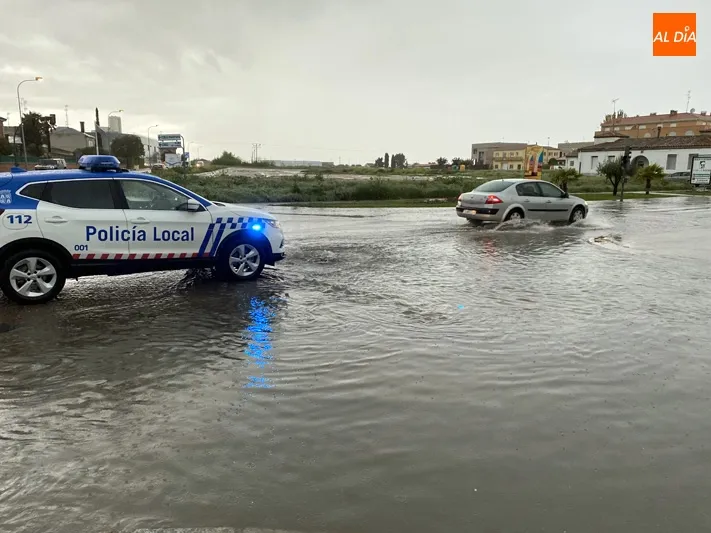 Foto 7 - Una fuerte tormenta genera inundaciones en varios puntos de Pe&ntilde;aranda