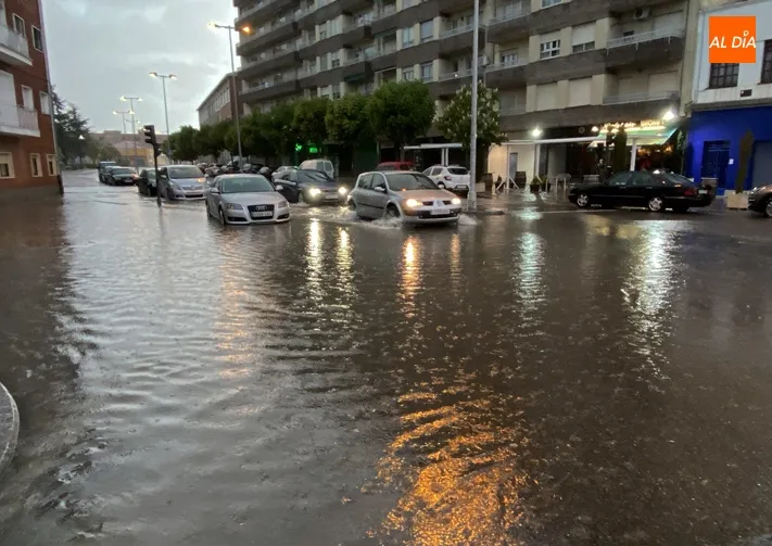 Foto 6 - Una fuerte tormenta genera inundaciones en varios puntos de Pe&ntilde;aranda