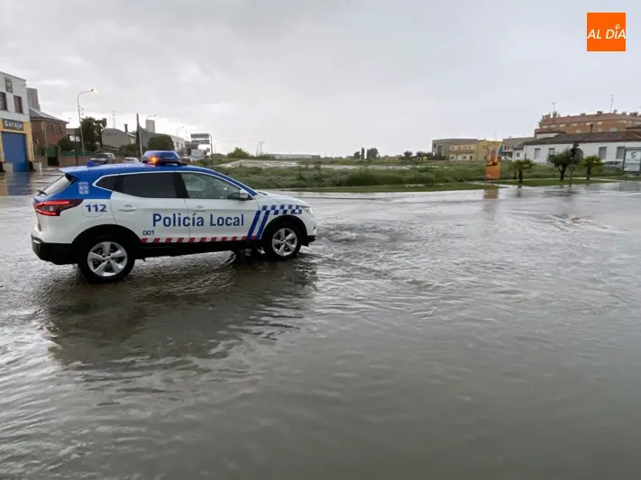 Foto 5 - Una fuerte tormenta genera inundaciones en varios puntos de Pe&ntilde;aranda