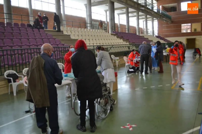 Imagen de archivo de la vacunación masiva llevada a cabo el Viernes Santo en Peñaranda