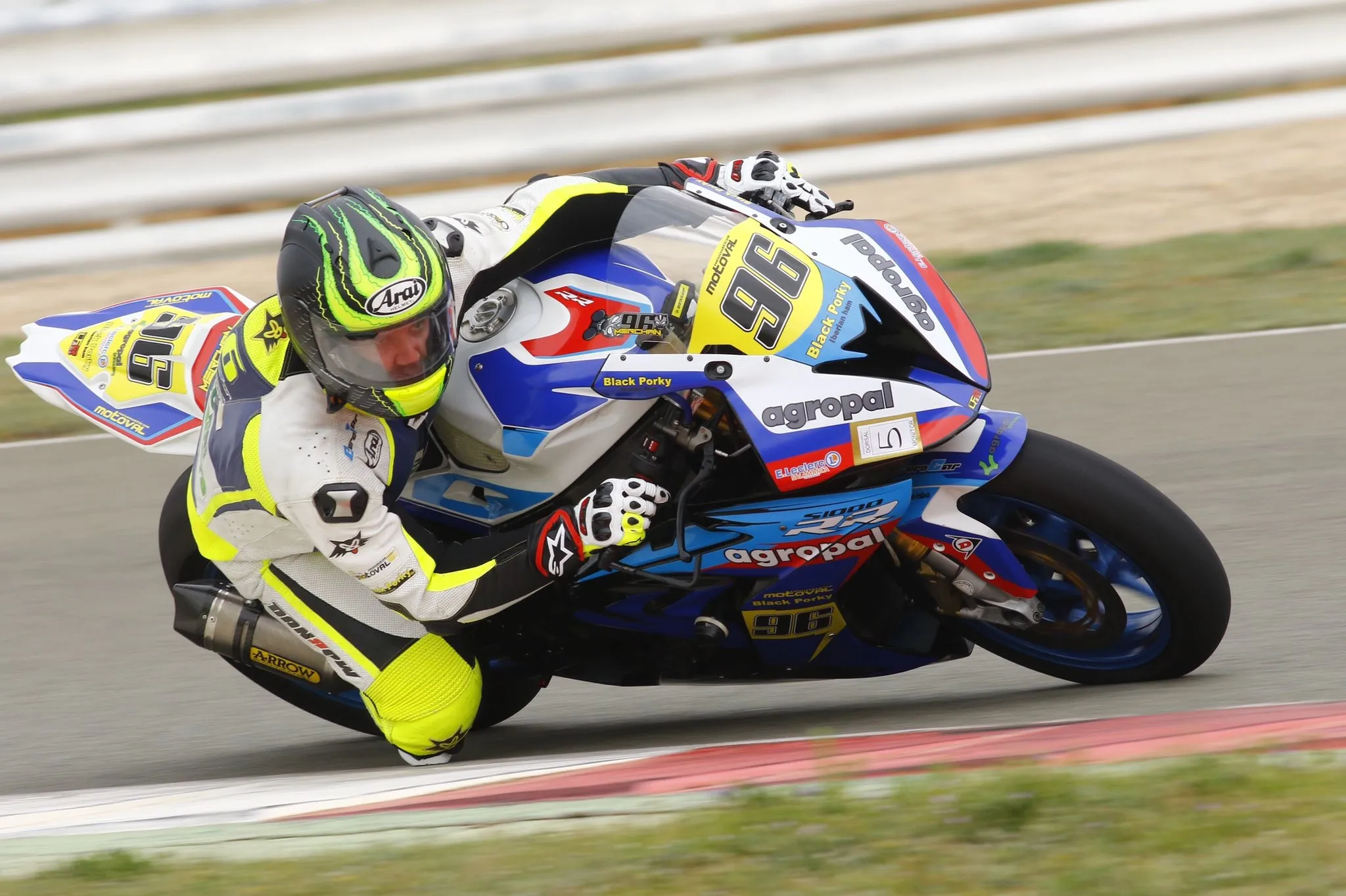Fernando Merchán durante una carrera / Cedida