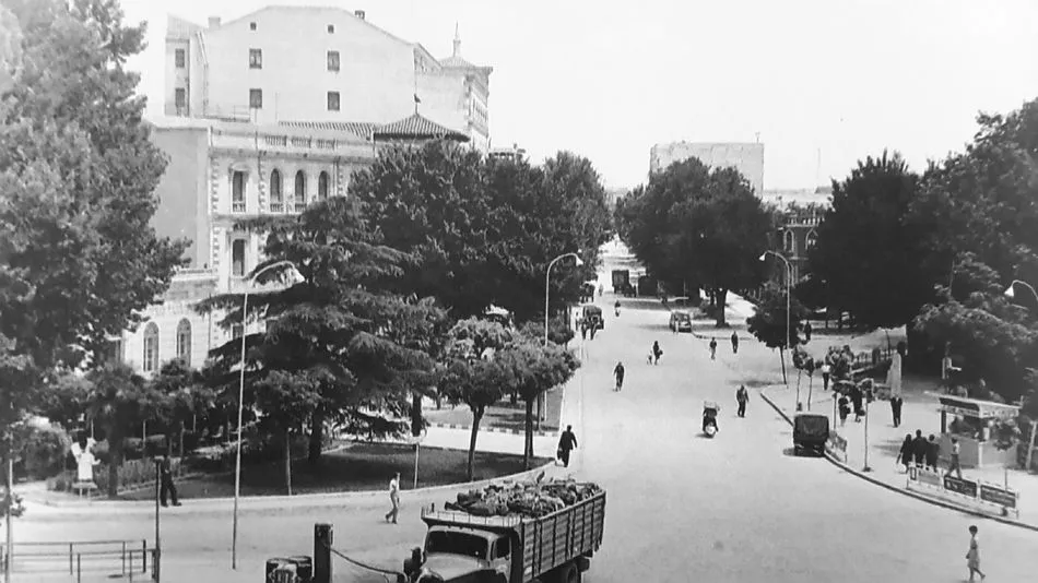 El Paseo de la Estación a principios de los años 50