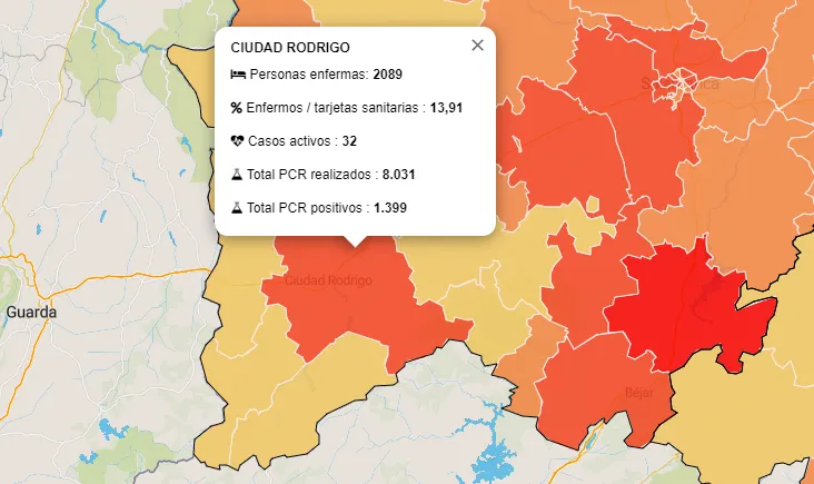 La Zona Básica de Ciudad Rodrigo inicia la semana sumando un positivo  