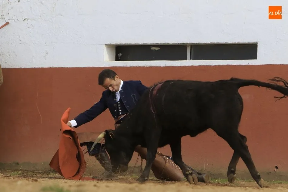 El matador de toros Damián Castaño durante el tentadero del pasado viernes | Fotos: Iván González
