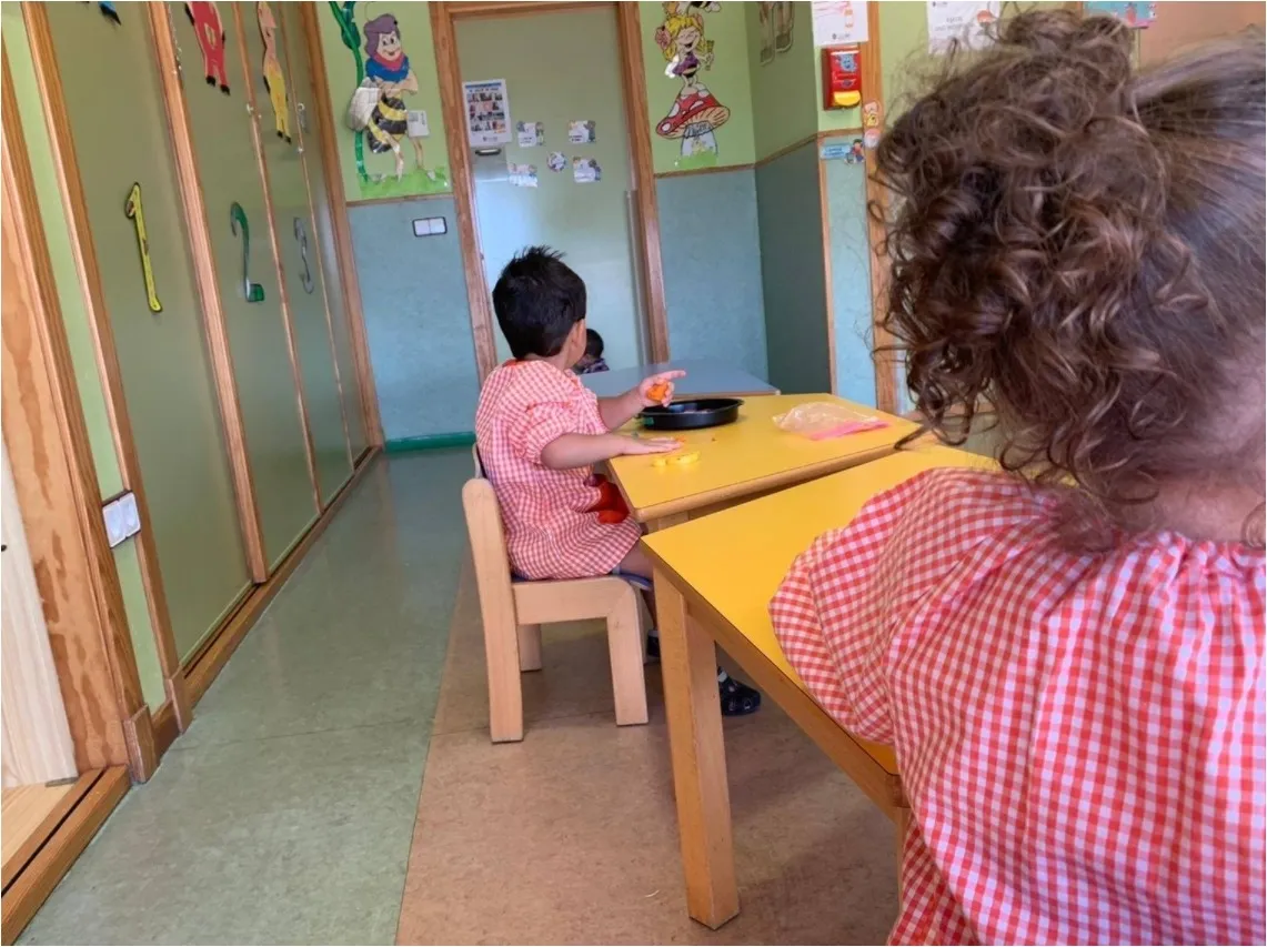 Alumnos de la Escuela Municipal Infantil Villa Alba de Tormes