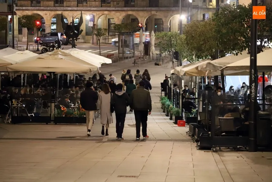 Terrazas en la plaza de San Julián