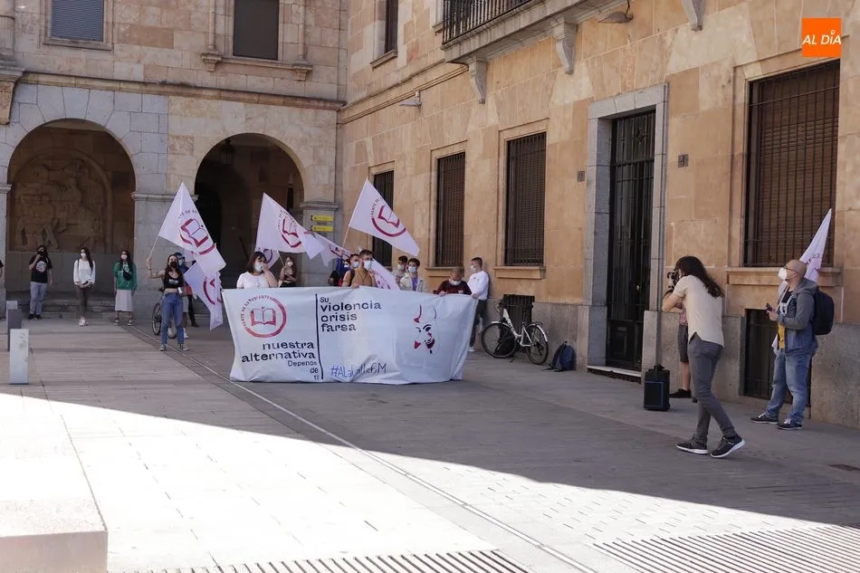 Foto 9 - Concentraci&oacute;n de estudiantes en Salamanca contra el Decreto Castells