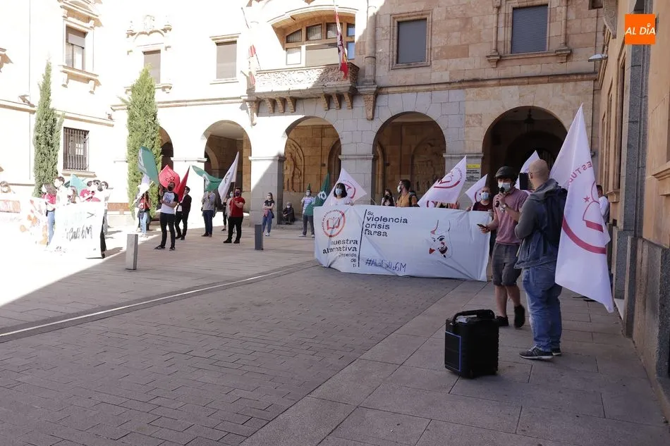 Foto 6 - Concentraci&oacute;n de estudiantes en Salamanca contra el Decreto Castells