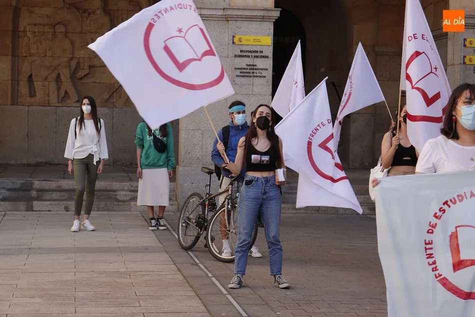 Foto 5 - Concentraci&oacute;n de estudiantes en Salamanca contra el Decreto Castells