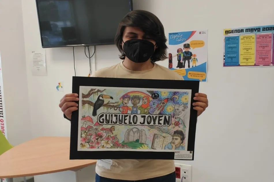 Hugo Sardón se alza con el I Concurso de Pintura Mural de Guijuelo Joven