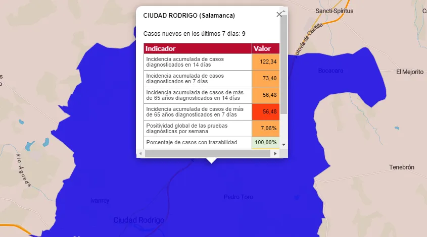 Ciudad Rodrigo llega al lunes decisivo ‘lejos’ del umbral de 150 casos por cada 100.000...