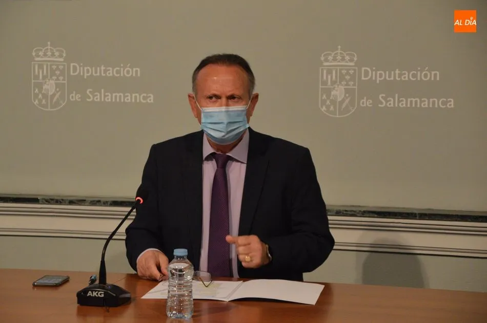 Rueda de prensa del diputado provincial de Medio Ambiente, Román Hernández. Foto de Guillermo García