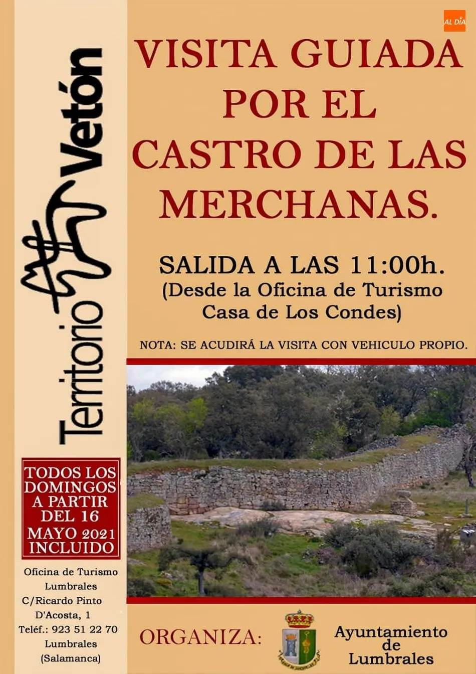 Foto 2 - El pr&oacute;ximo domingo se inician las visitas guiadas al Castro de las Merchanas