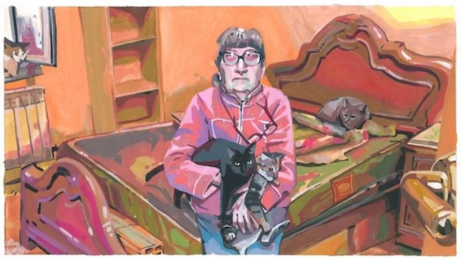 Una de las obras que Henar Bayón, incluidas en esta muestra