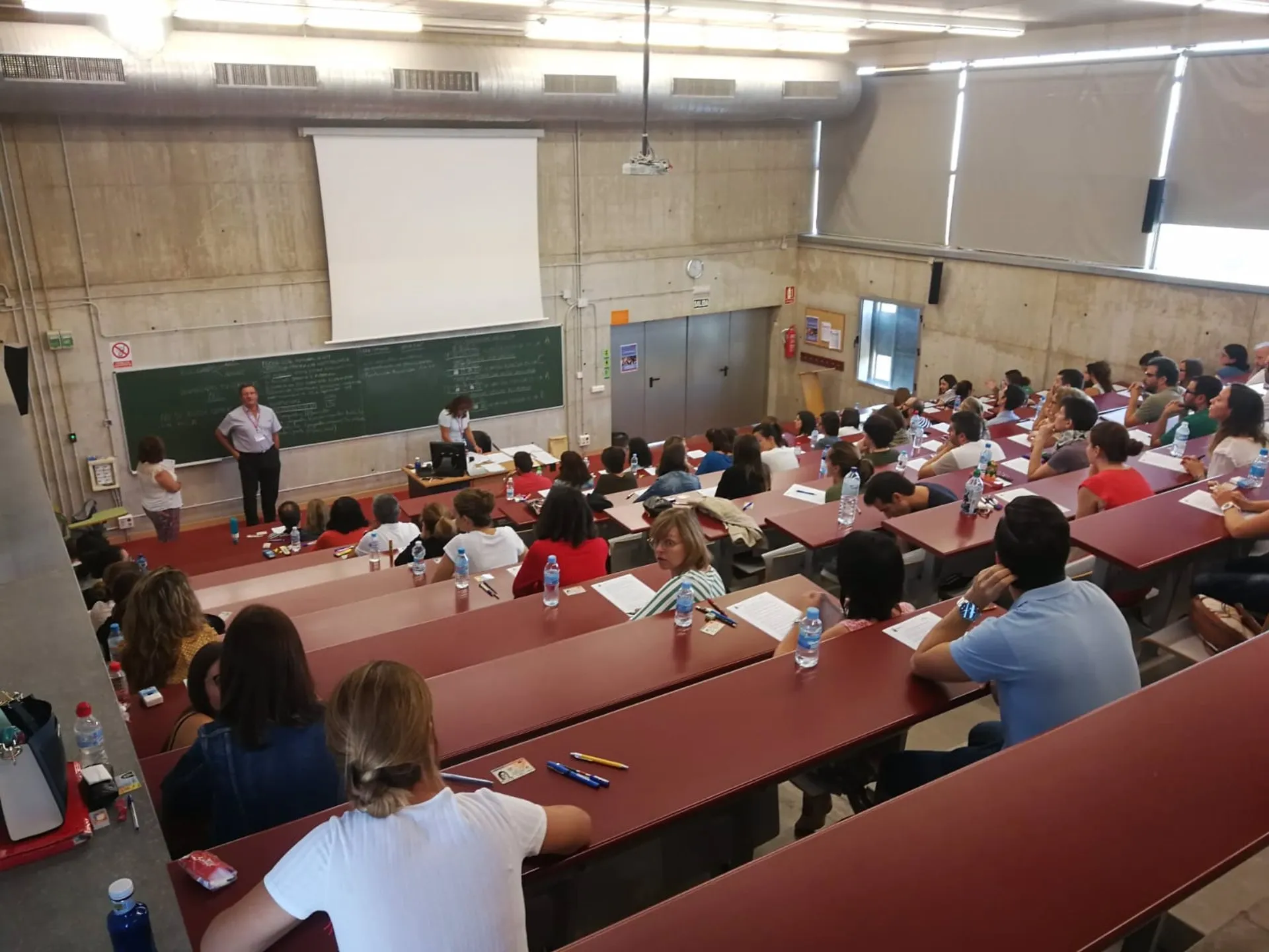 Uno de los exámenes para optar a la oferta pública de empleo del SMS. Foto: EP