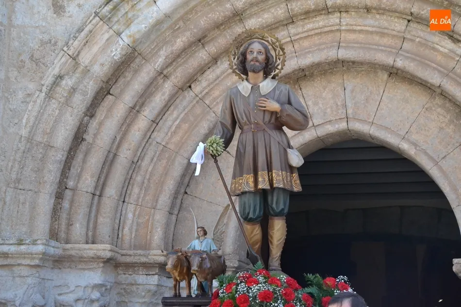 Imagen de San Isidro Labrador de la Parroquia de San Andrés