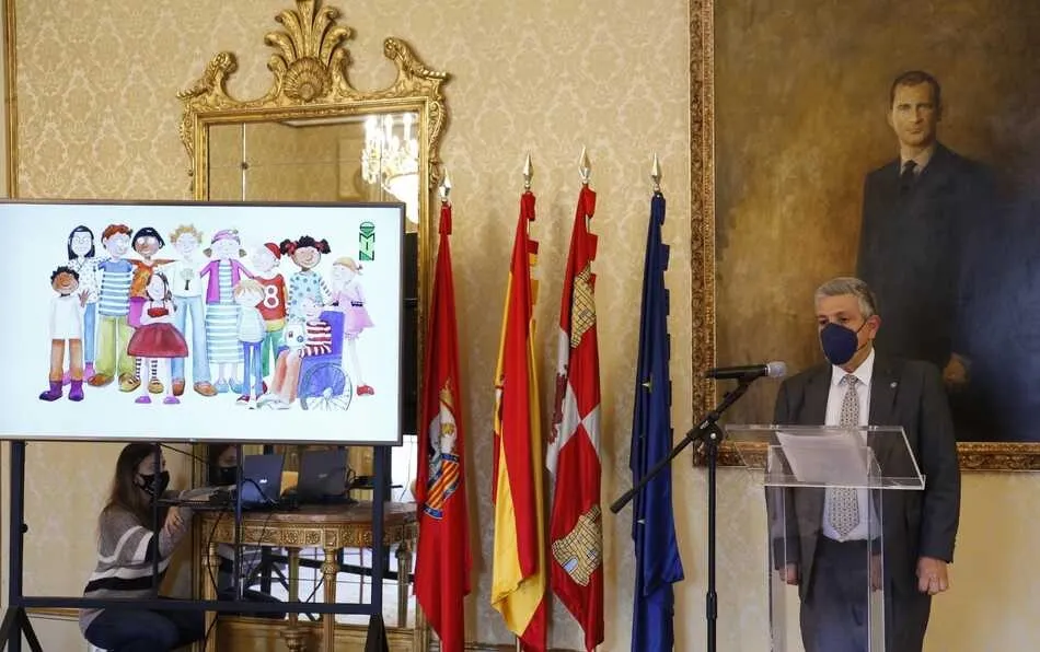 Foto 2 - Una representaci&oacute;n de CEMIN visita el Ayuntamiento por el D&iacute;a Internacional de la Infancia