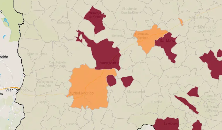 Sólo 4 localidades de la comarca han registrado positivos en las últimas dos semanas  
