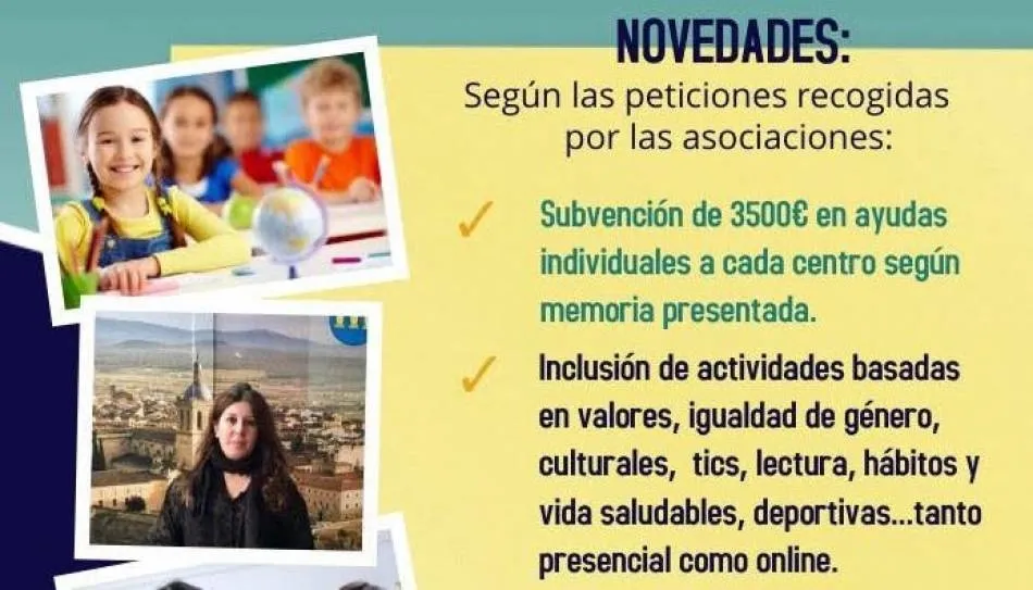 Tres AMPAs recibirán subvenciones de la convocatoria del Ayuntamiento  