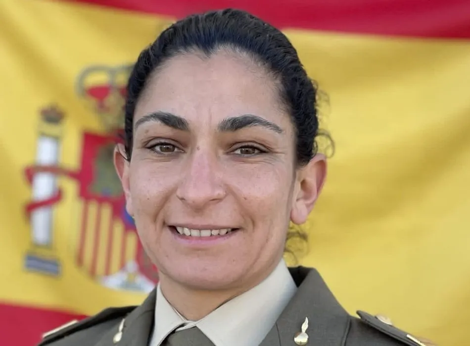 Foto de la sargento Débora Grau publicada por el Ejército de Tierra - Twitter