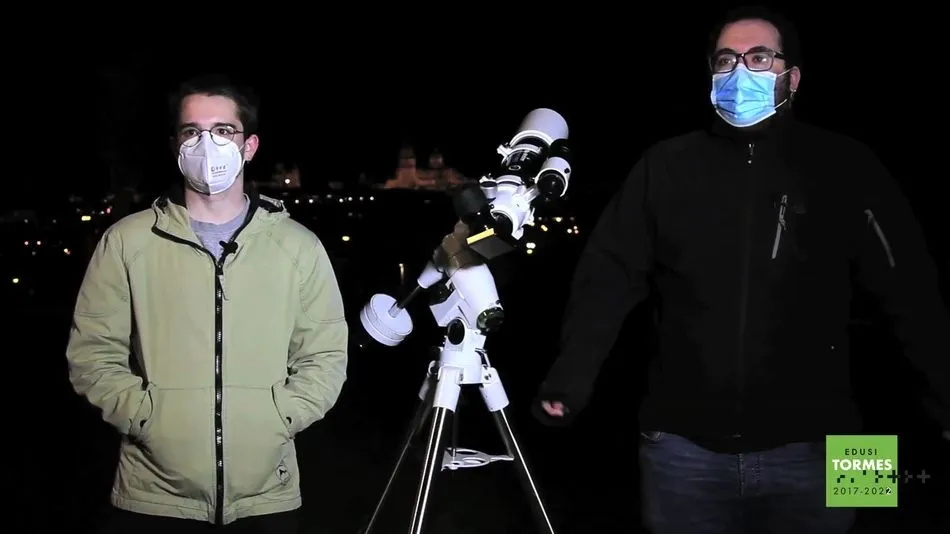 Mikel Otamendi y Sergio de la Cruz, presidente y tesorero, respectivamente, de la asociación Supernova - Savia Salamanca