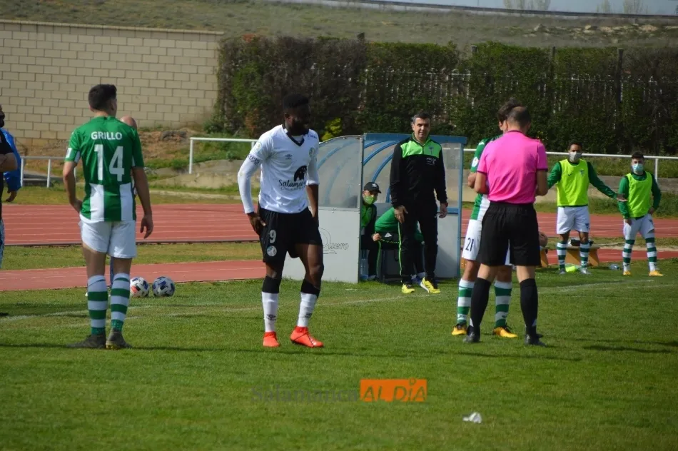 Ibra Keita, en un partido del filial