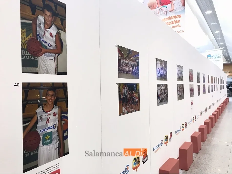 Foto 5 - El CB Tormes y E.Leclerc celebran una exposici&oacute;n fotogr&aacute;fica para conmemorar sus 20 a&ntilde;os juntos
