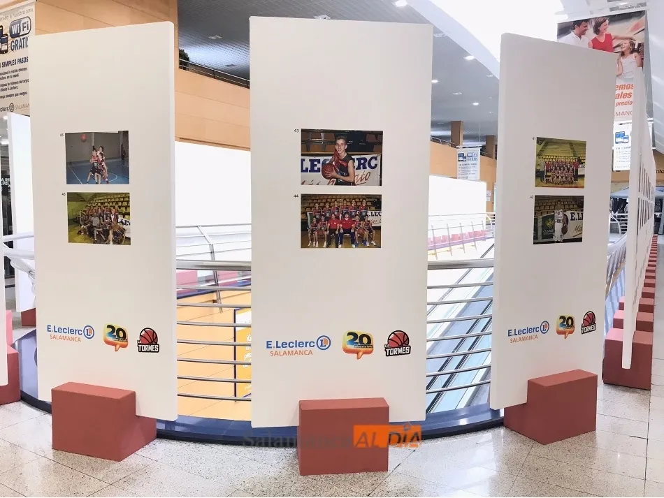Foto 3 - El CB Tormes y E.Leclerc celebran una exposici&oacute;n fotogr&aacute;fica para conmemorar sus 20 a&ntilde;os juntos