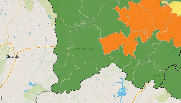 La Zona Básica de Ciudad Rodrigo vuelve al verde más de un mes después  