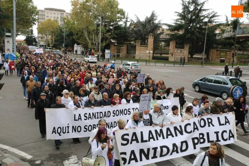 La Marea Blanca reclamará mañana en Salamanca una mejor sanidad pública